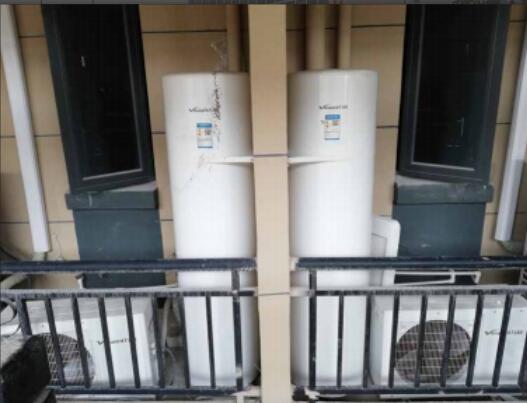 绿地房产配套工程12000套家庭空气能热水器